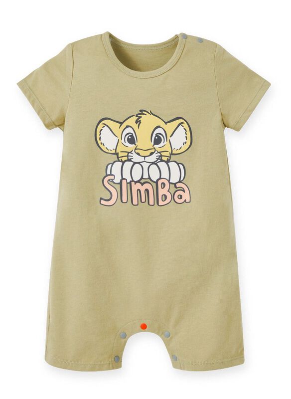 Disney Simba Baby Cotton Short Sleeve Romper