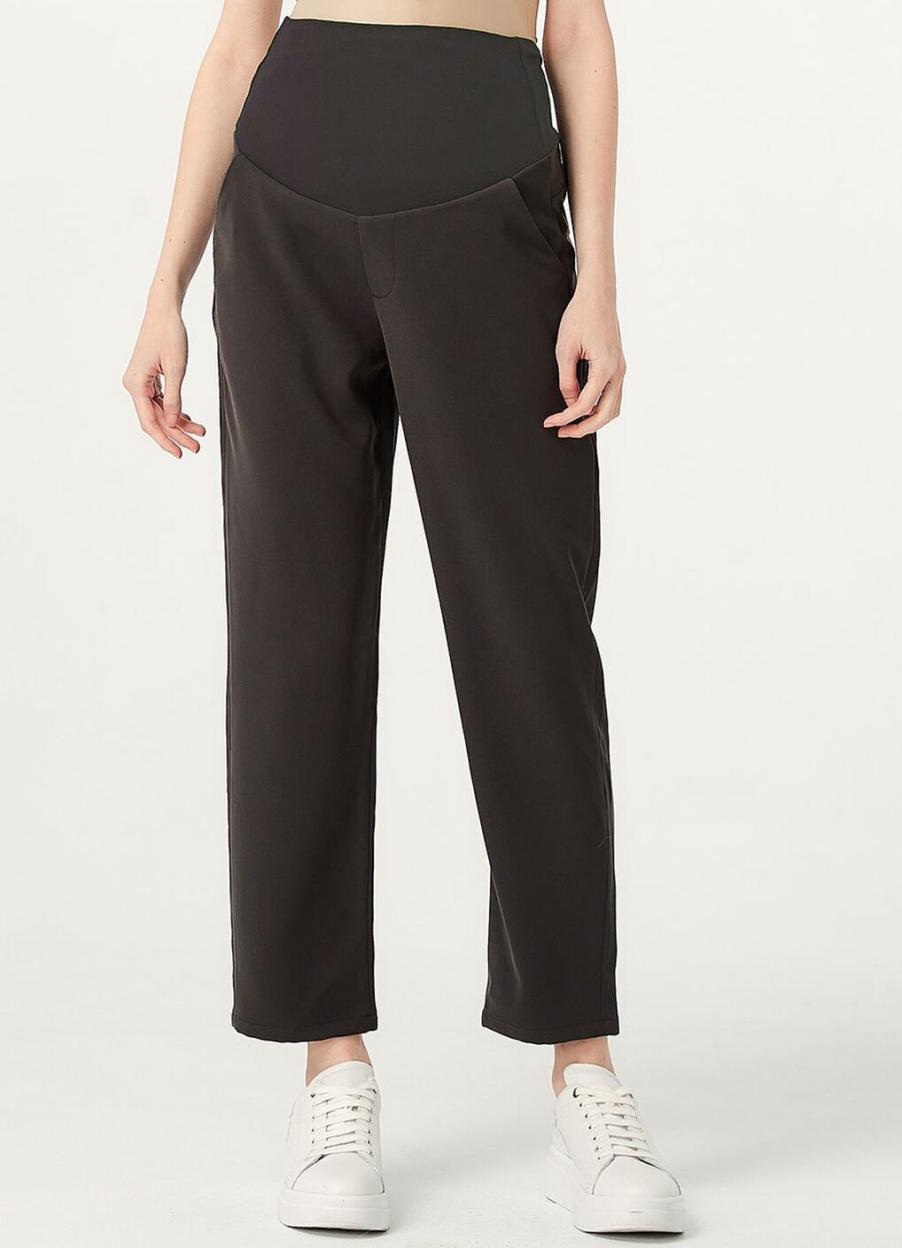 Cropped Maternity Slim Pants, , hi-res image number 1