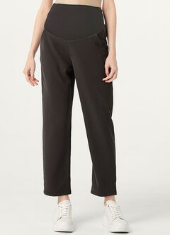 Cropped Maternity Slim Pants, , hi-res