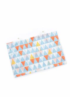 Optimum Temp. Antibacterial Summer Quilt -Triangle, Light Blue, hi-res