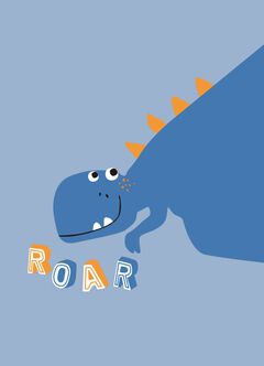 Dinosaur Soar Baby Cotton L/S Bodysuit, , hi-res