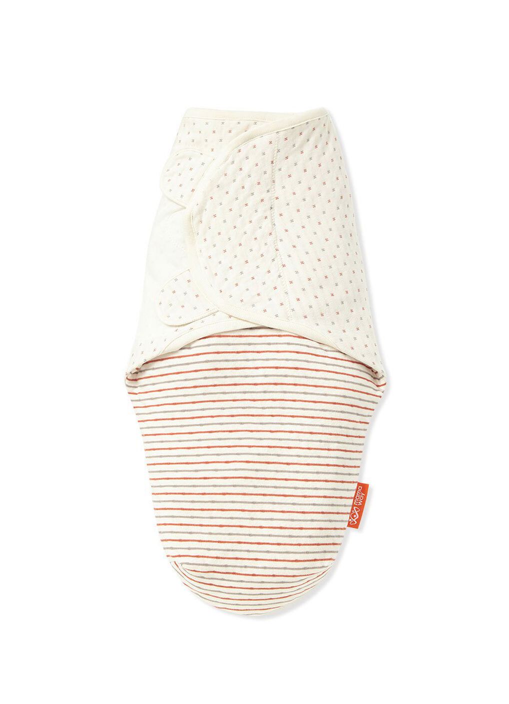 Antibacterial Newborn Cocoon Swaddle, Orange, hi-res image number 0