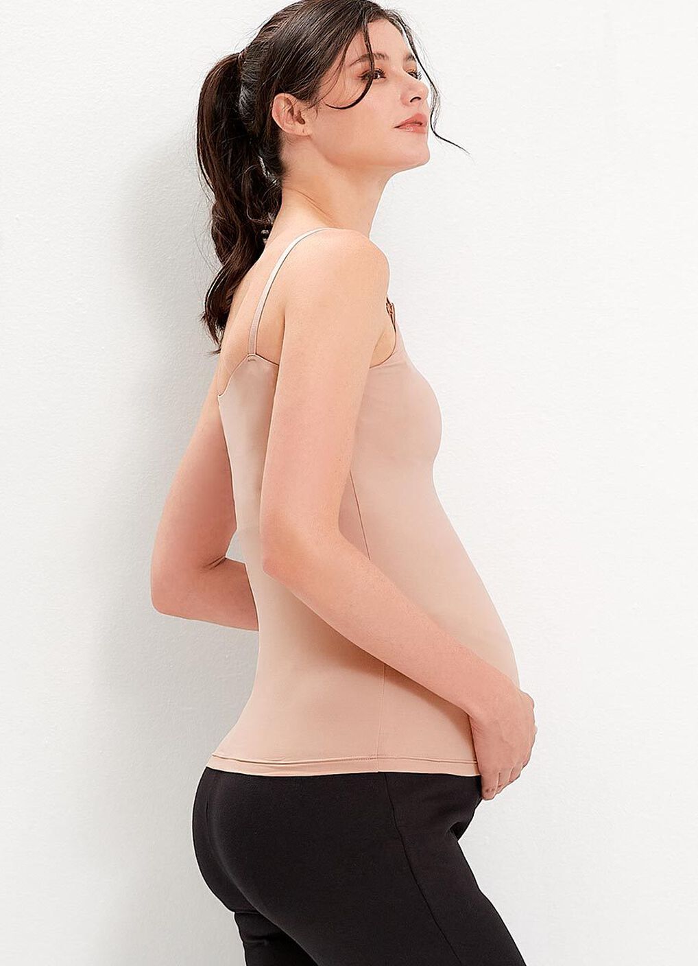 The Signature Maternity Nursing Cami, Dusty Pink, hi-res image number 2
