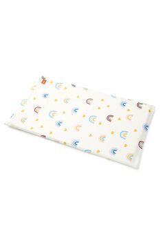 Finnish Baby Box Mattress Sheet-Rainbow, Mid Blue, hi-res