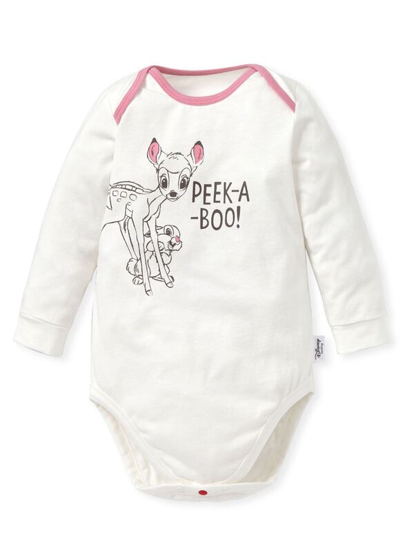 Baby Disney Cotton Long Sleeve Bodysuit