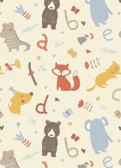 Optimum Temp. Antibacterial Summer Quilt Zoo, , hi-res