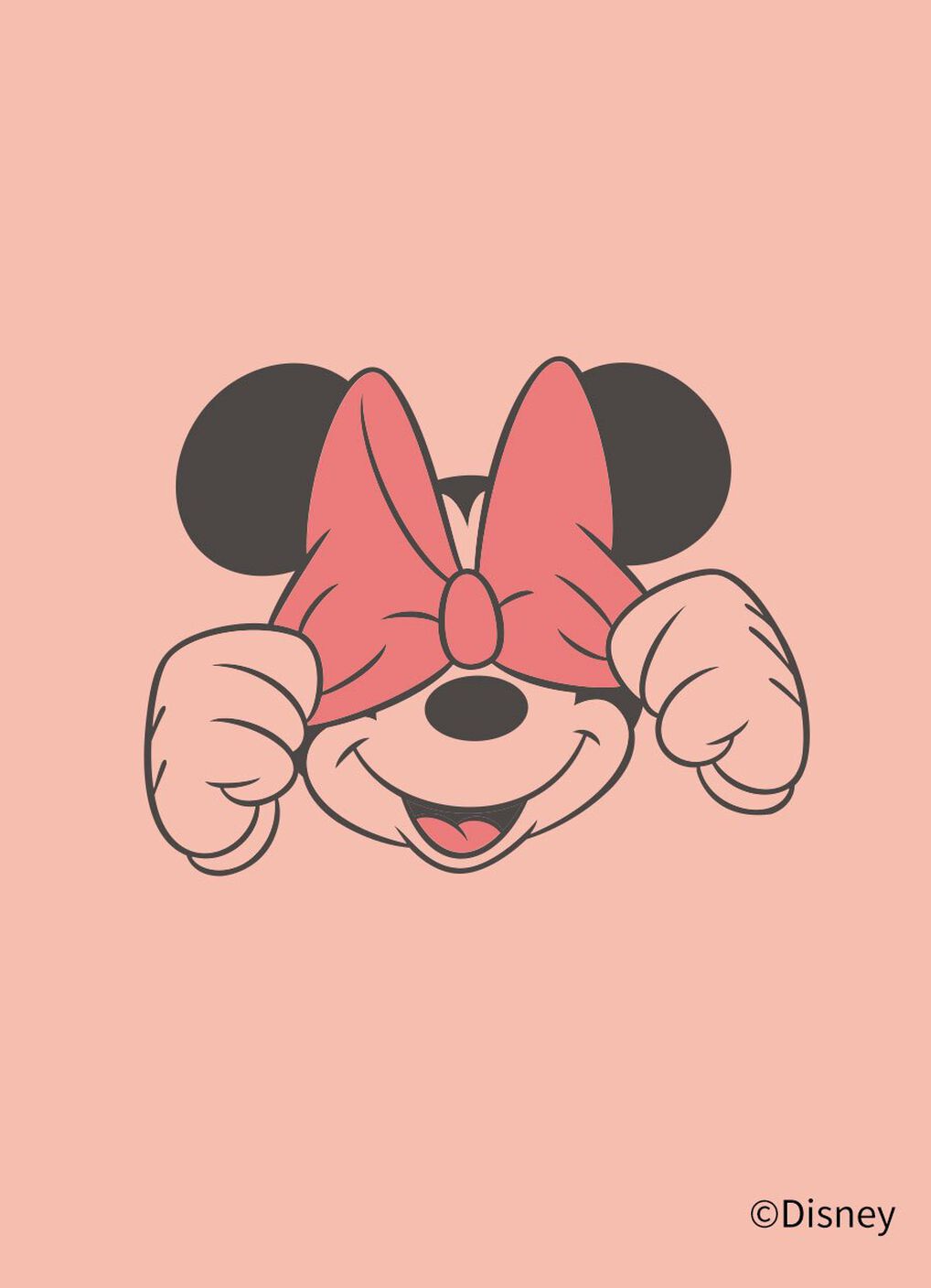 Disney Shy Minnie Mouse Baby Cotton L/S Bodysuit, , hi-res image number 1