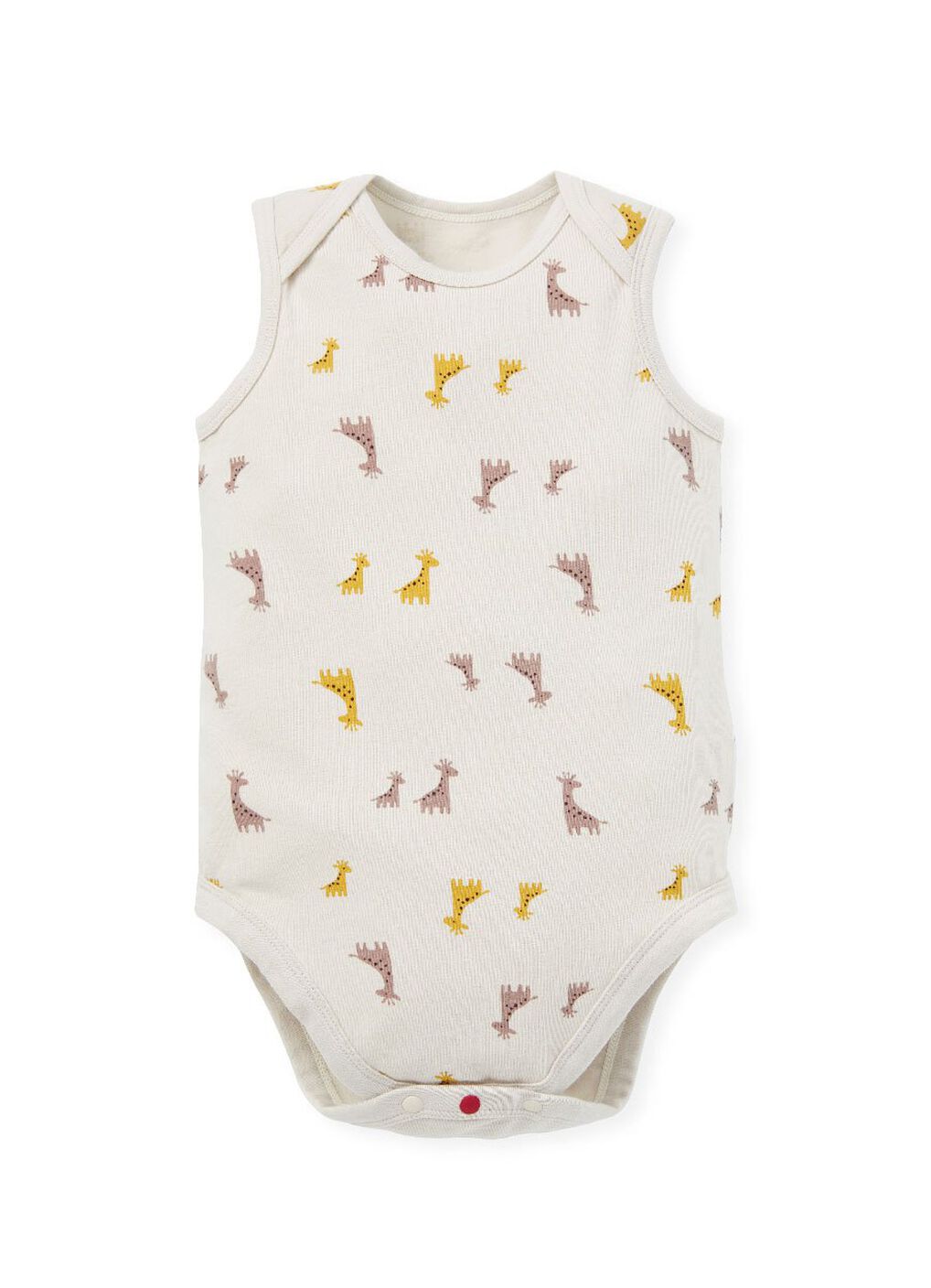 Giraffe Baby Cotton S/L Bodysuit 2 Pcs Pack, , hi-res image number 1