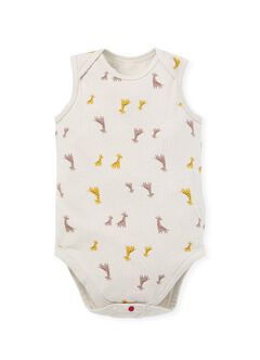Giraffe Baby Cotton S/L Bodysuit 2 Pcs Pack, , hi-res