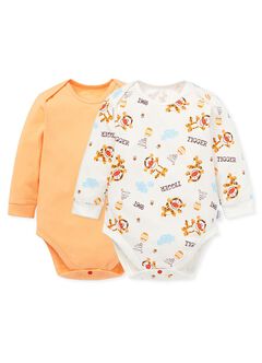 Disney Tigger Baby Cotton L/S Bodysuit 2 Pcs Pack, , hi-res