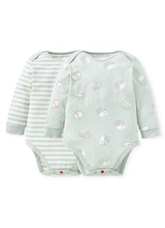 Little Hedgehog Baby Cotton L/S Bodysuit 2 Pcs Pack, , hi-res