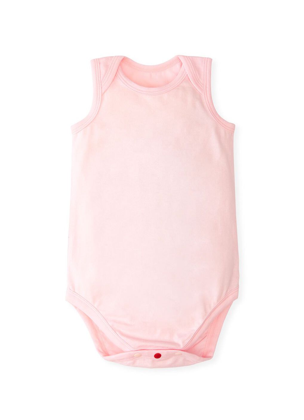 Baby Cotton Sleeveless Bodysuit 2 Pack, Pink, hi-res image number 1