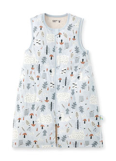 Lightweight Optimum Temp. Sleep Suit-Forest Family, Blue, hi-res