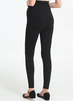 Maternity Yoga Pants, Black, hi-res