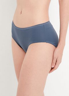 Antibacterial Maternity Midi Briefs 2 Pack, Periwinkle, hi-res