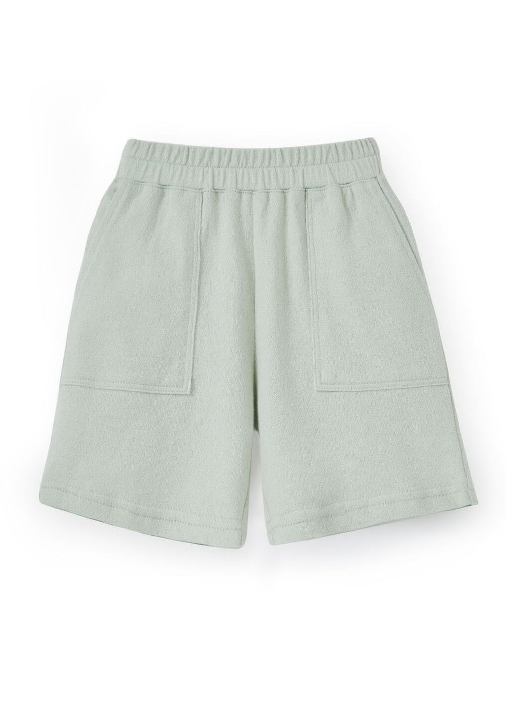 Baby Cotton Pull On Shorts with Pocket, Green, hi-res image number 0