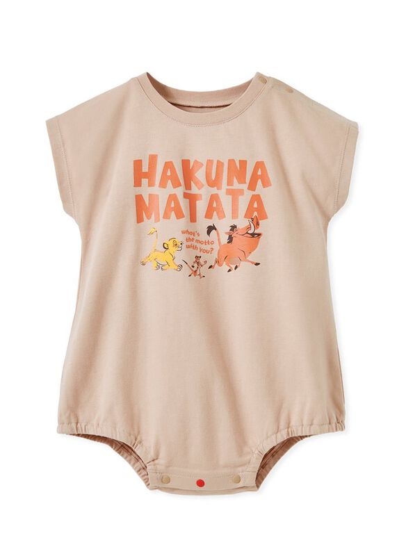 Disney Hakuna Matata Baby Cotton Short Sleeve Romper