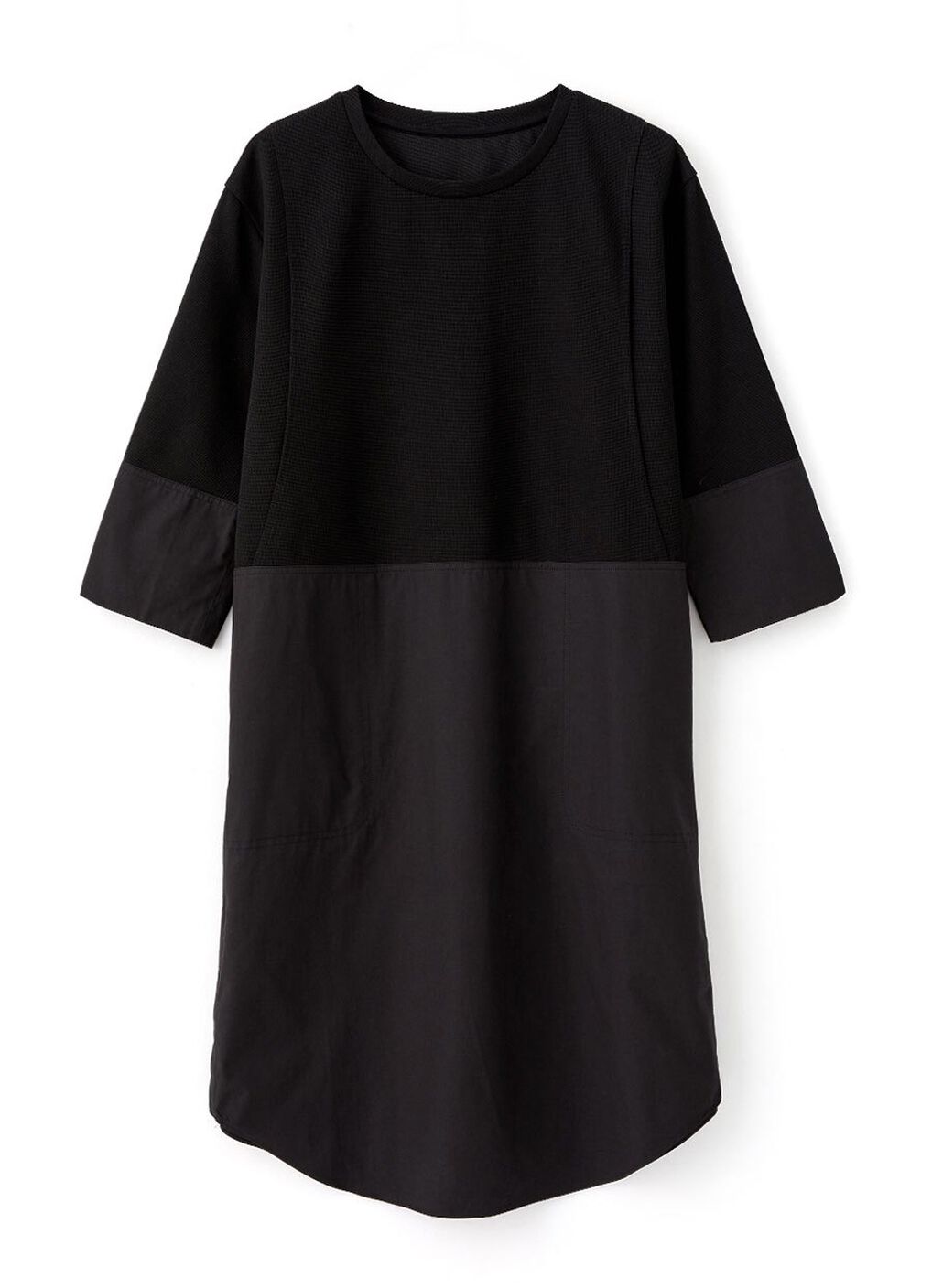 Round Neck Patchwork M&N Dress, , hi-res image number 6