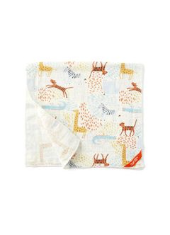 3 Layers Gauze Cotton Bath Towel, Coral, hi-res