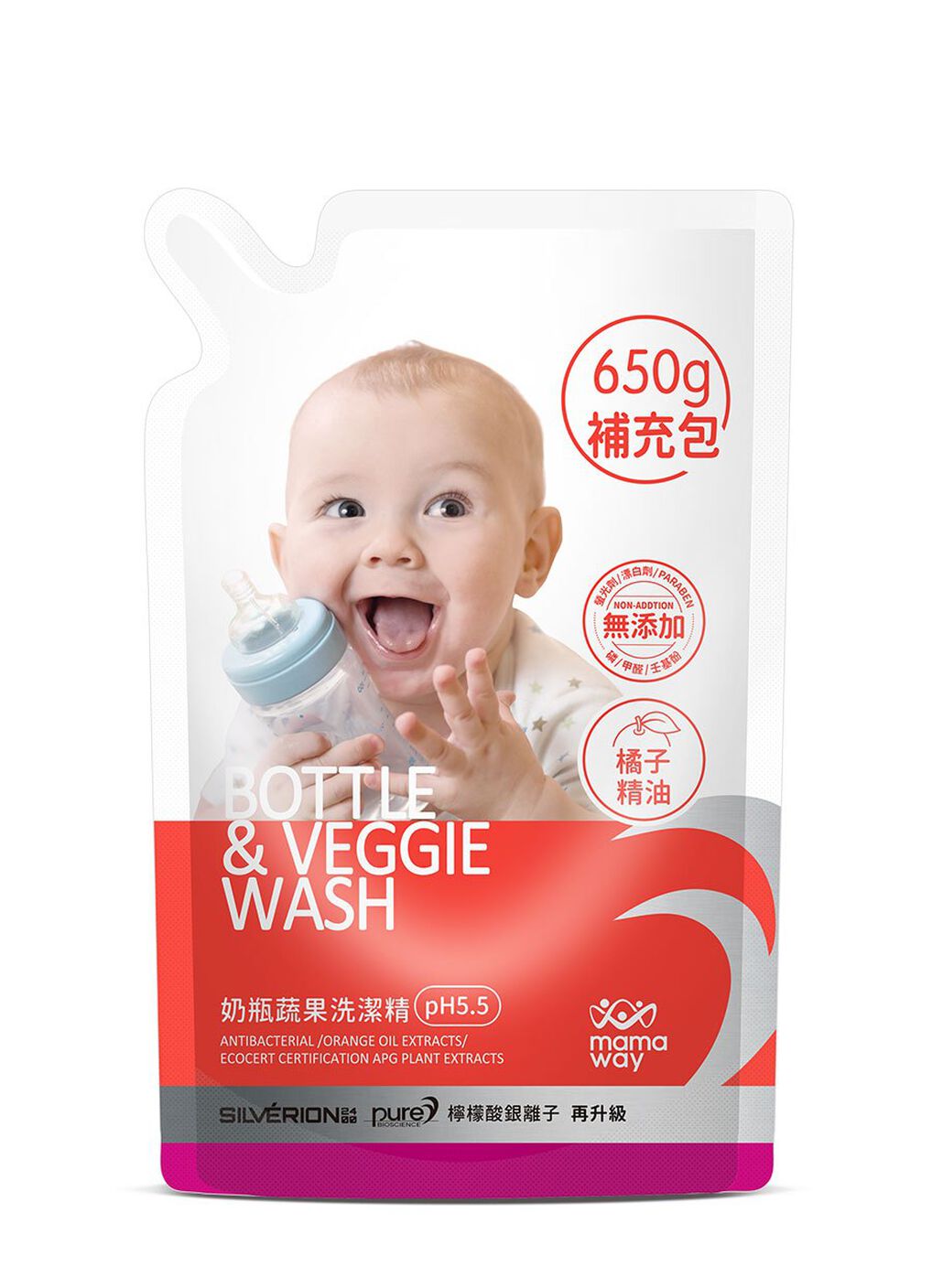 Bottle & Veggie Wash Refill Pack (650ml), , hi-res image number 0