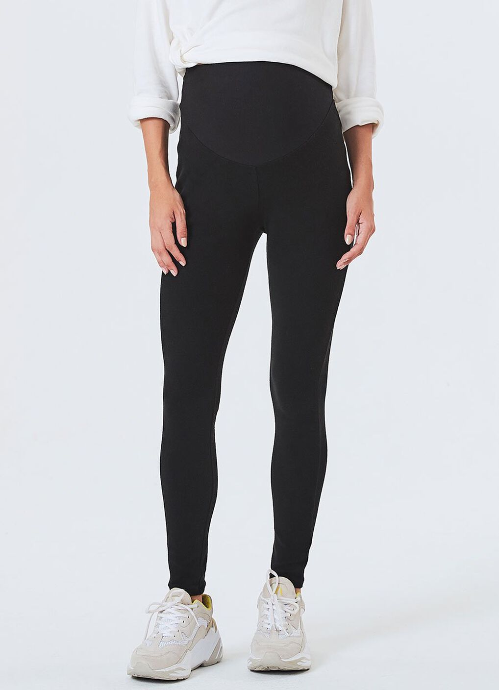 Maternity Yoga Warm Leggings, , hi-res image number 1