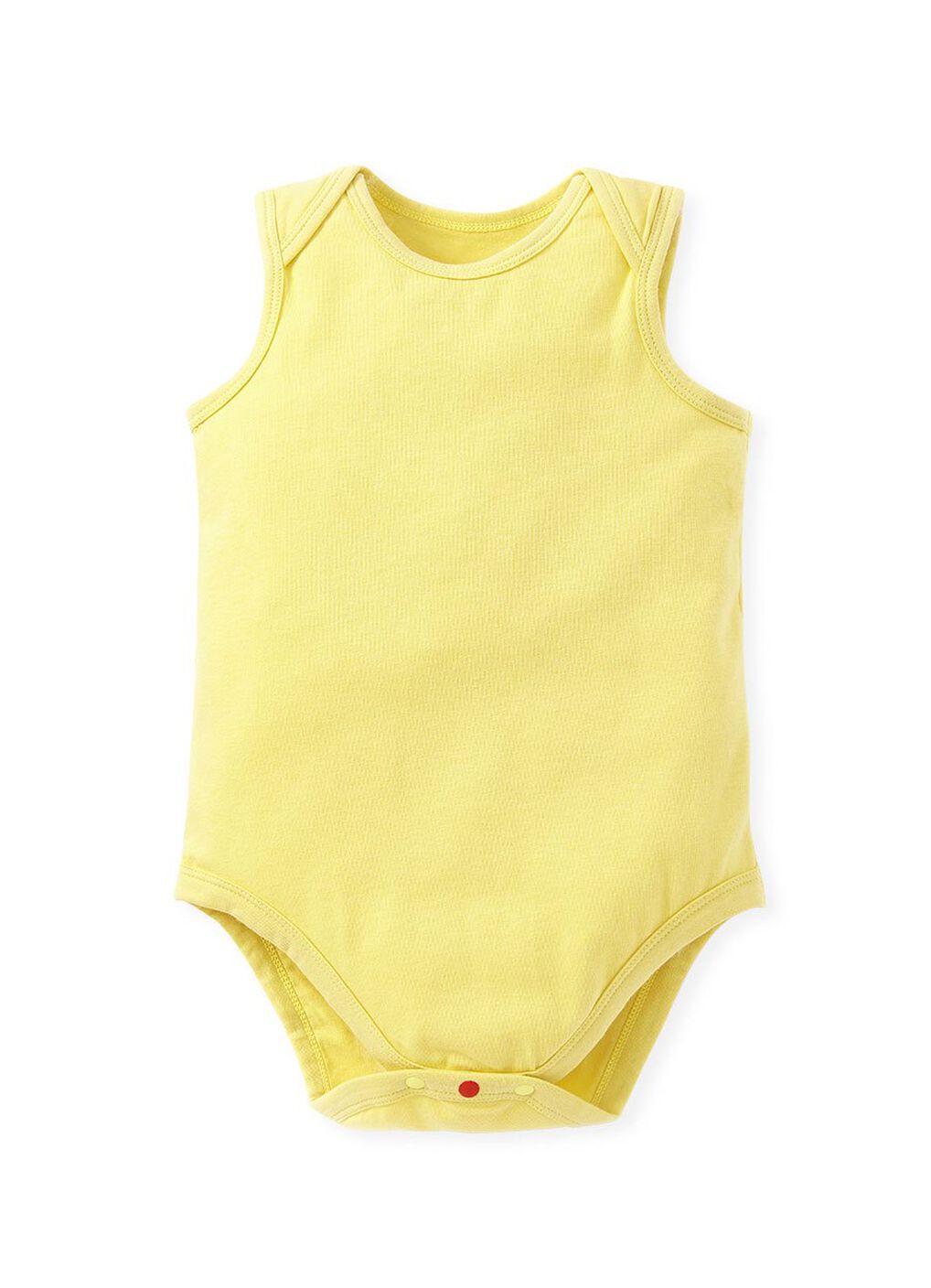Puppy Baby Cotton Sleeveless Bodysuit 2 Pack, Yellow, hi-res image number 2