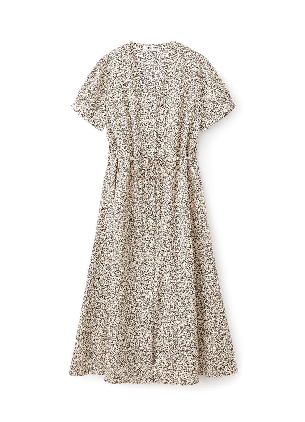 Floral Print V-Neck M&N Dress, , hi-res image number 5