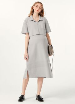Waffle M&N Polo Dress, , hi-res