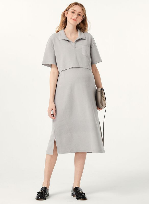 Waffle M&N Polo Dress