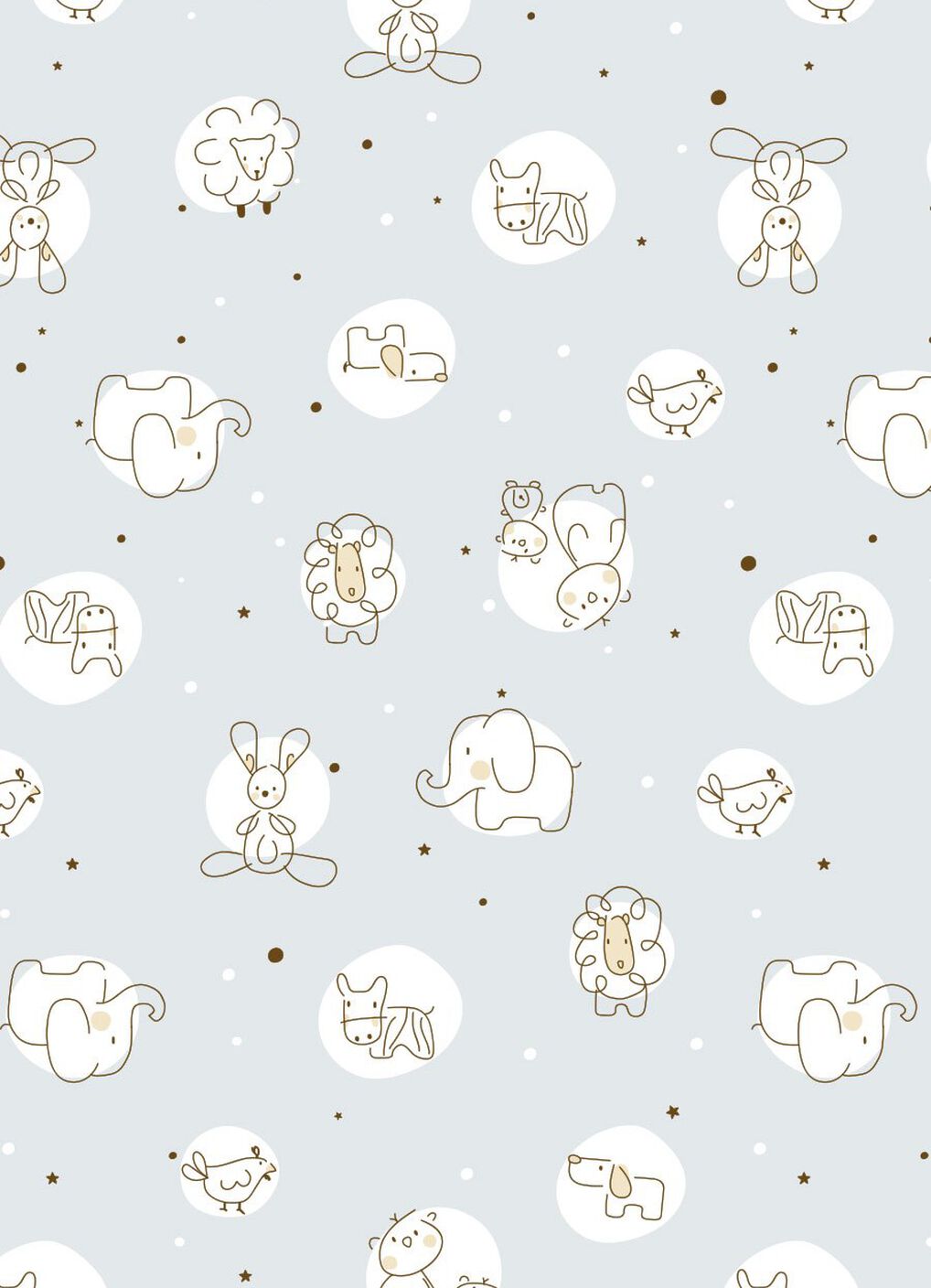 Little Animals Newborn Cotton L/S Romper 2 Pcs Pack, , hi-res image number 3