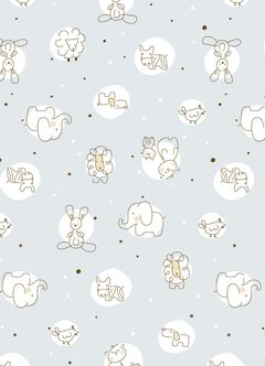 Little Animals Newborn Cotton L/S Romper 2 Pcs Pack, , hi-res