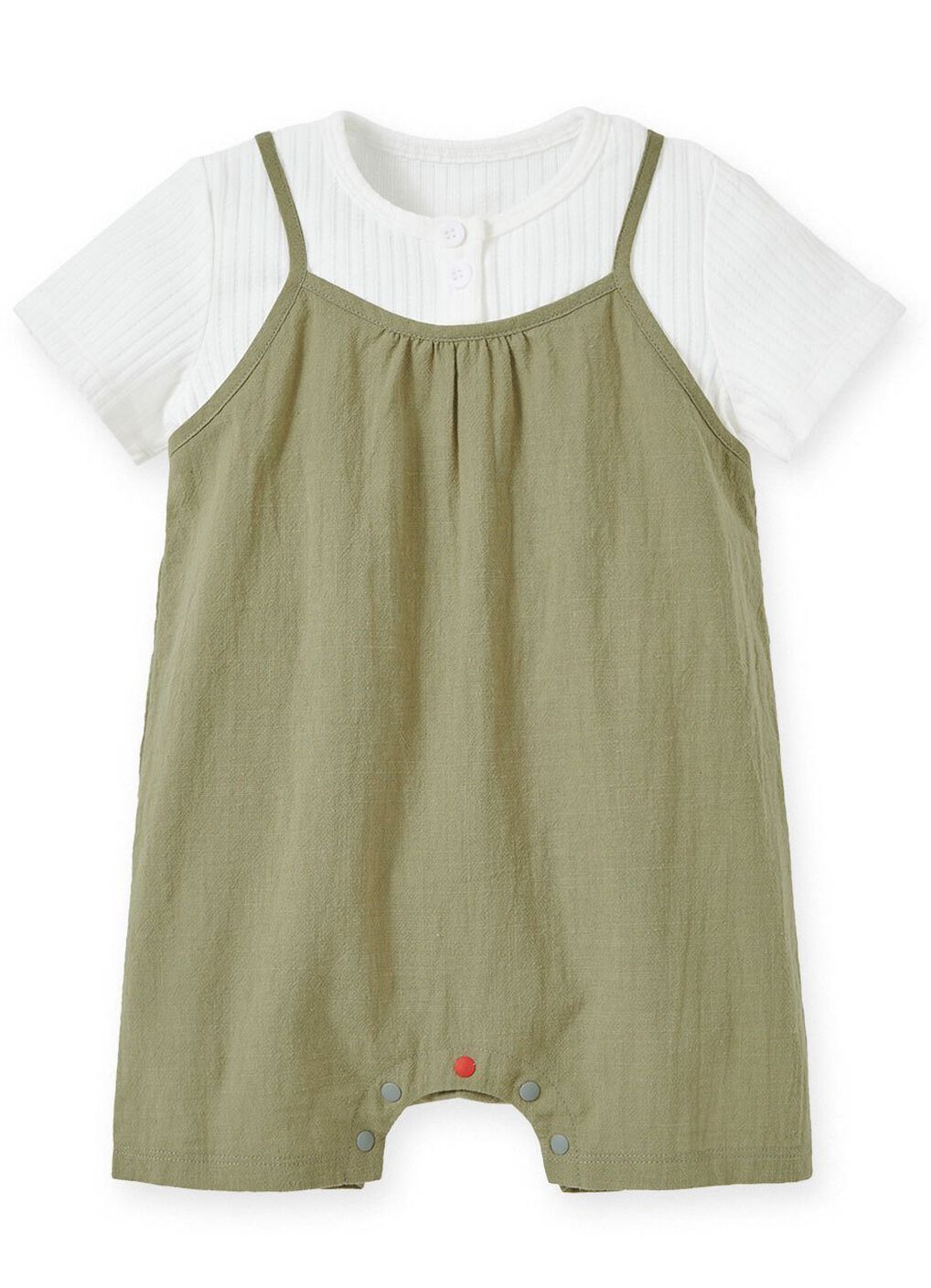 Baby Short Sleeve Romper, , hi-res image number 0