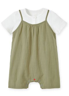 Baby Short Sleeve Romper, , hi-res