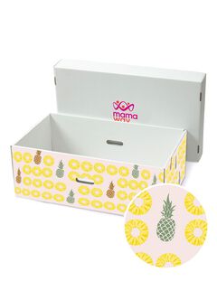 Finnish Babybox Wallpaper, Yellow(鳳梨), hi-res