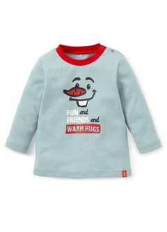 Baby Disney Cotton Long Sleeve Tee, Blue Grey, hi-res
