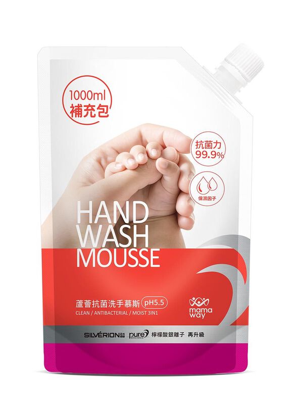 Hand Wash Mousse Refill Pack (1000ml)