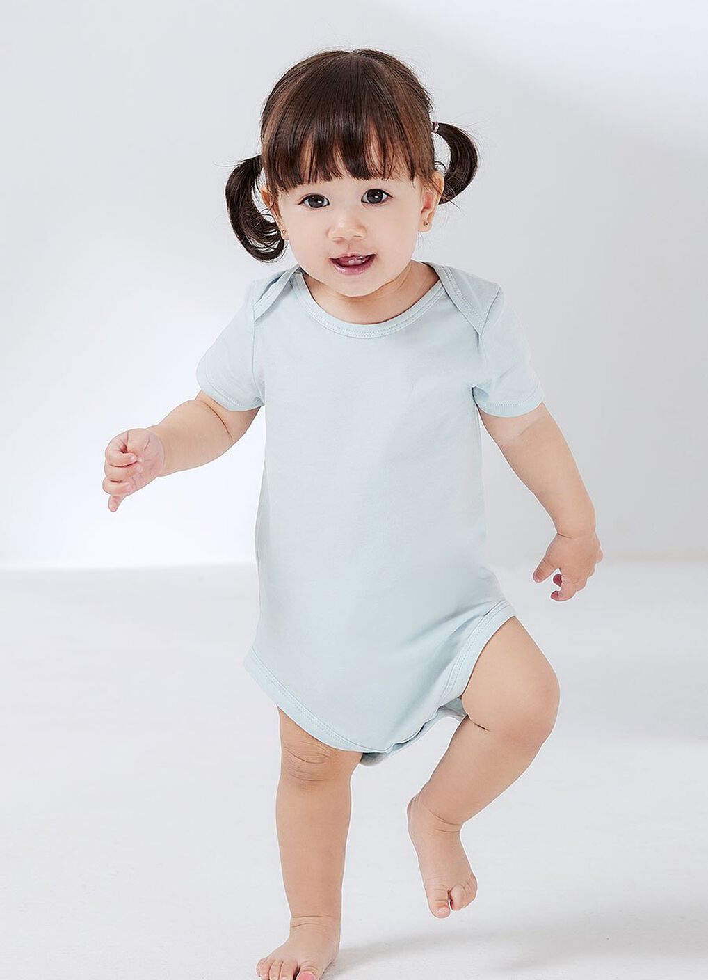 Geometry Baby Cotton Short Sleeve Bodysuit 2 Pack, Light Blue, hi-res image number 3