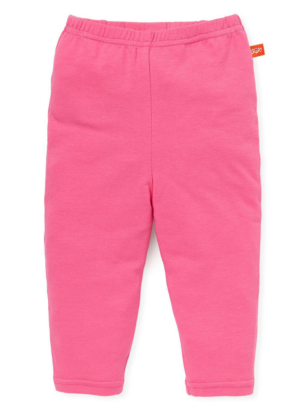 Baby Cotton Full-length Leggings, Fuschia, hi-res image number 0
