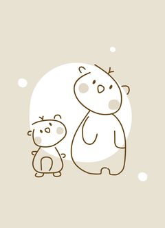 Little Animals Newborn Cotton L/S Romper 2 Pcs Pack, , hi-res