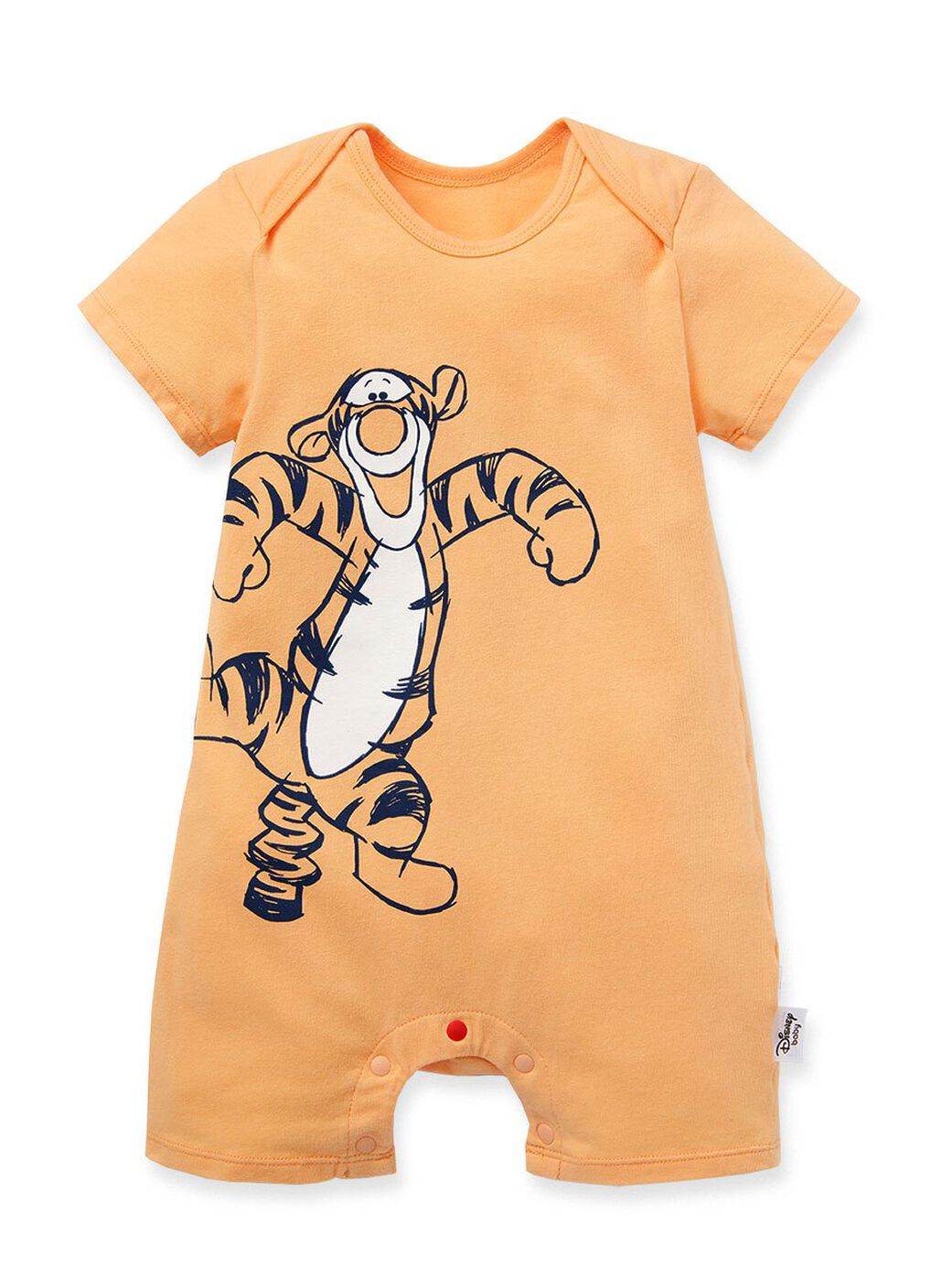 Disney Tigger Baby Cotton S/S Romper, Orange, hi-res image number 0