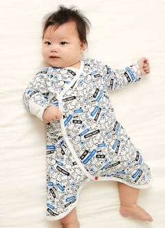 Label Peppa Pig Newborn Cotton L/S Romper 2 Pcs Pack, Blue, hi-res