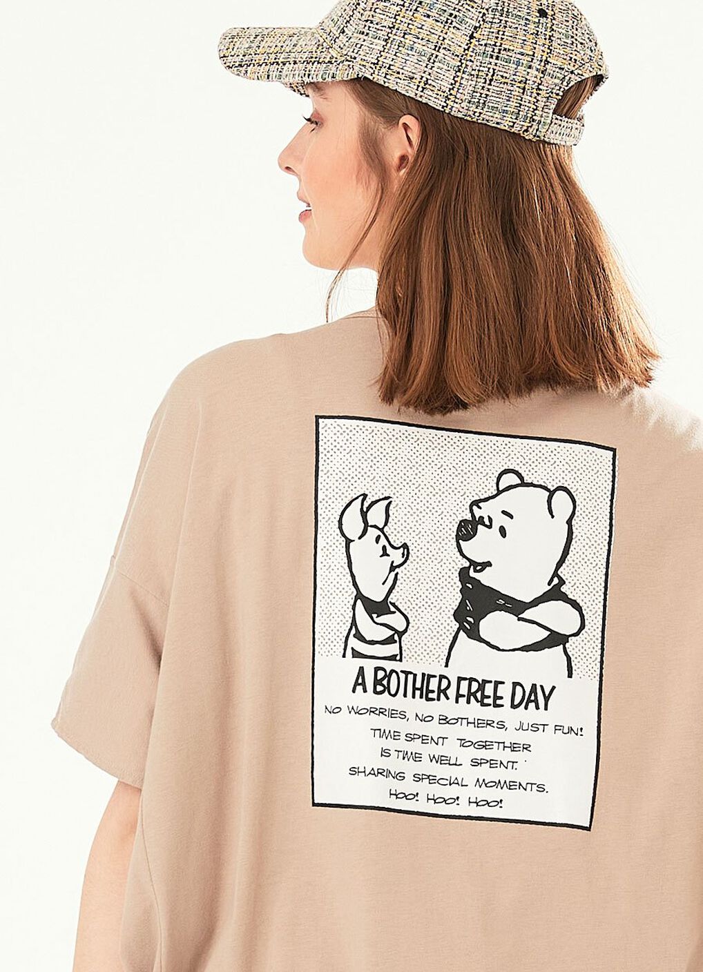 Disney Winnie The Pooh Maternity & Nursing Top, Khaki, hi-res image number 2