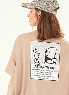 Disney Winnie The Pooh Maternity & Nursing Top, Khaki, hi-res