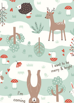 All Seasons Optimum Temp. Sleep Suit-Forest Animals, , hi-res