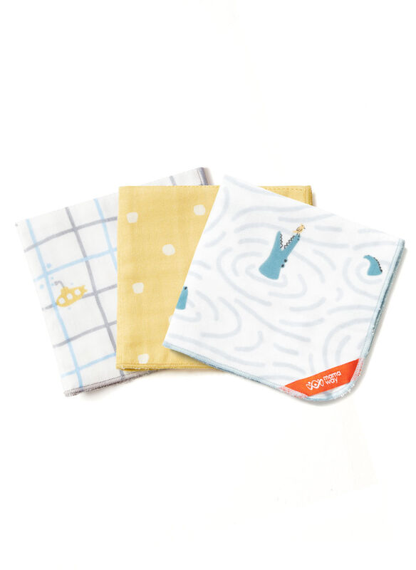 6 Layers Gauze Cotton Saliva Towel( 3 Pack Set)