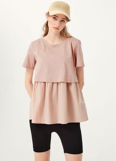 Ultra-Stretch Maternity Biker Shorts, Black, hi-res