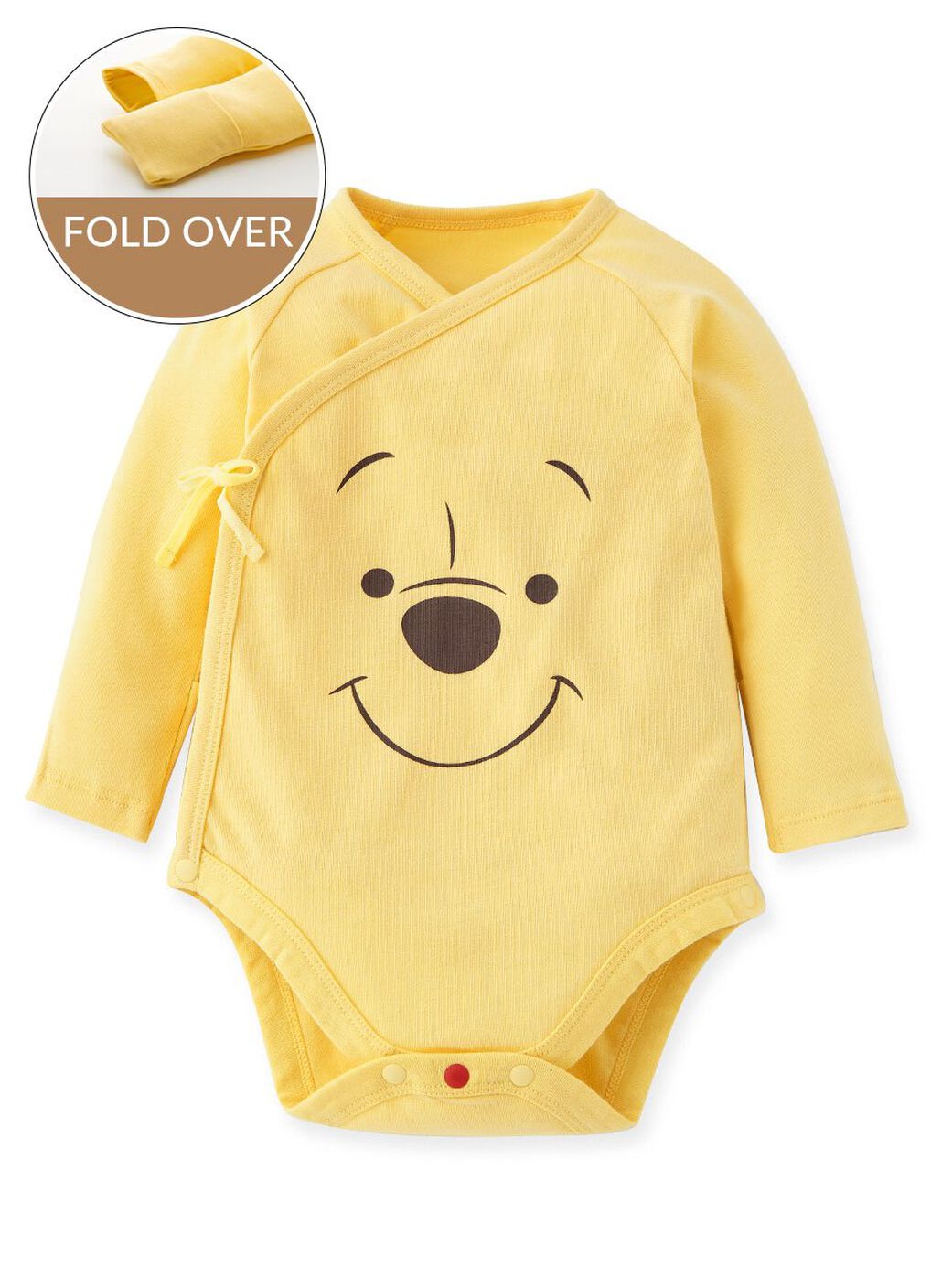 Disney Winnie The Pooh Newborn Cotton L/S Bodysuit, , hi-res image number 0