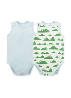 Bicycle Baby Cotton S/L Bodysuit 2 Pcs Pack, , hi-res