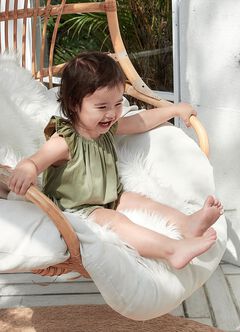 Ruffled Baby Sleeveless Romper, , hi-res