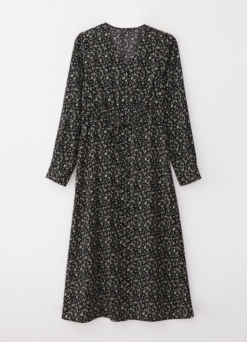 Floral Print V-Neck Maternity & Nursing Dress, , hi-res image number 5